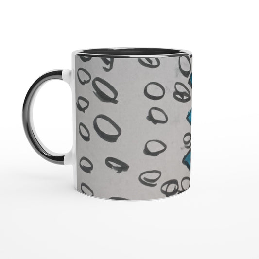 White Mug with Color Inside - Artic Snow